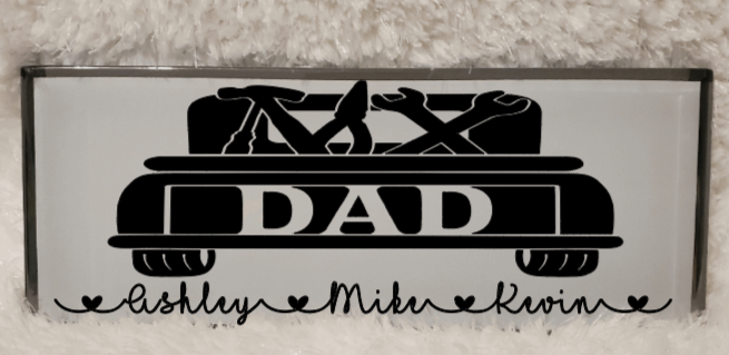 FATHER'S DAY TRUCK PLAQUES